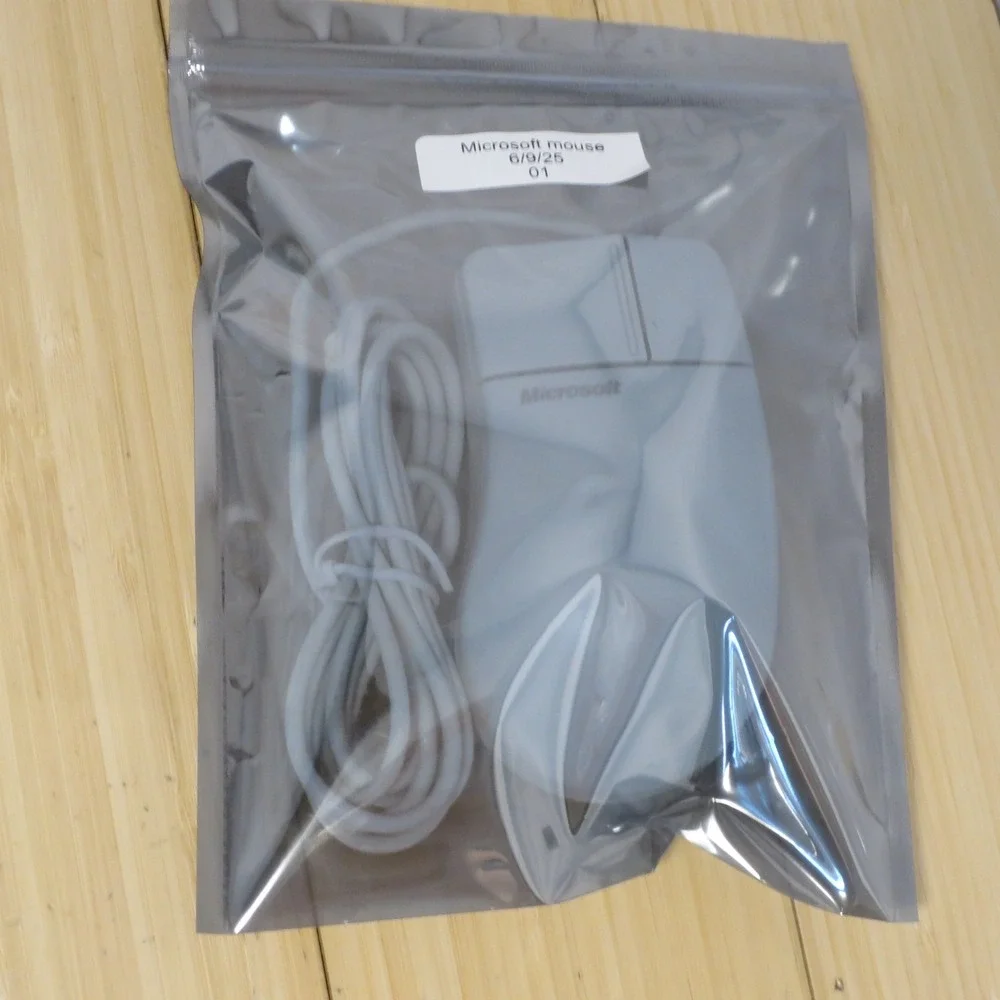 2 Button Microsoft Mouse Port Compatible PS2 Mouse 2.1A PN 90741‎ - Tested 01